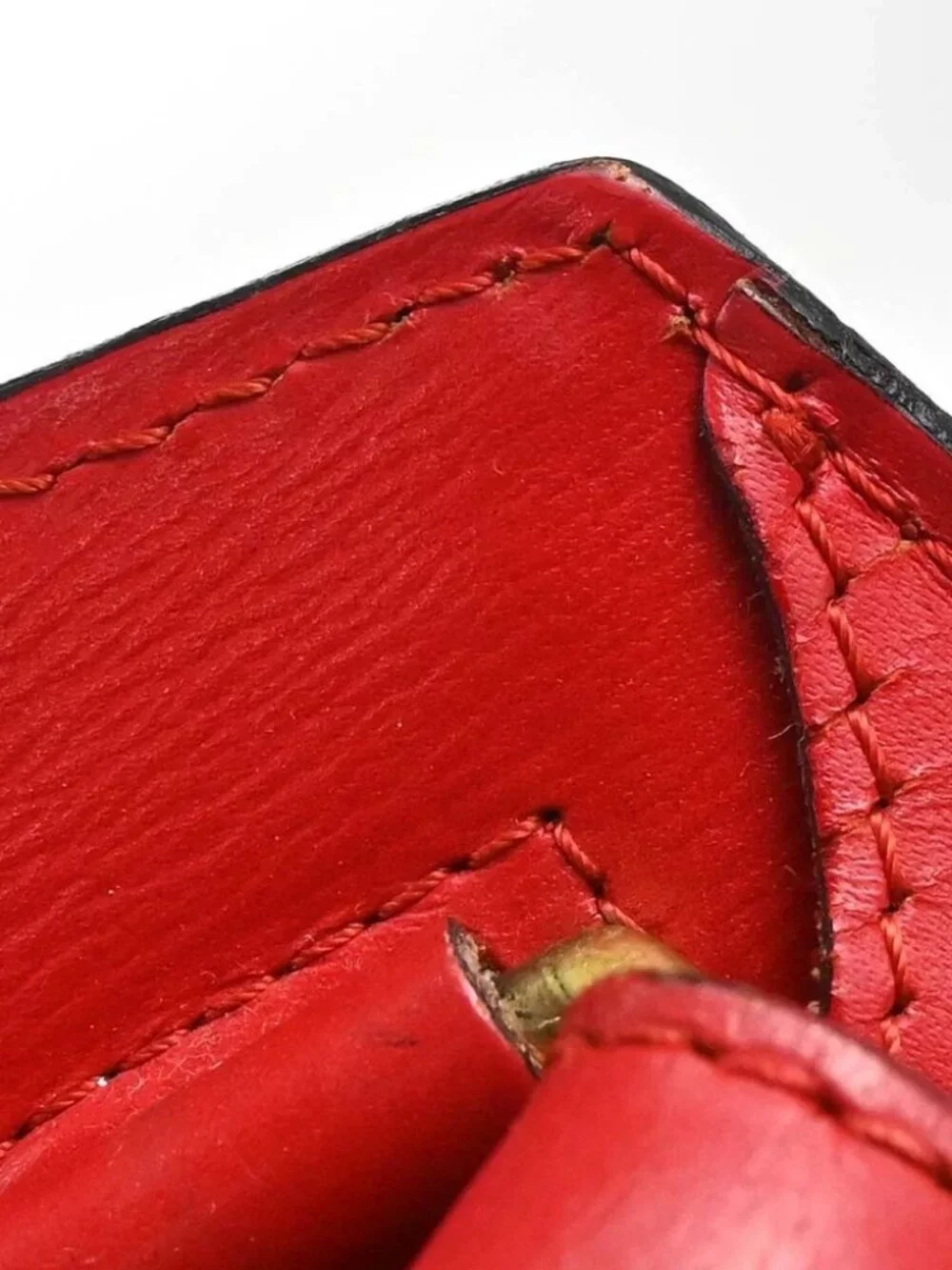 Louis Vuitton Red Epi Cluny Shoulder Bag